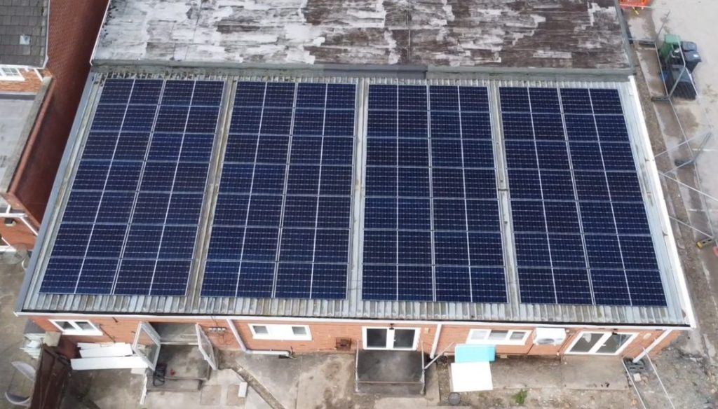 NHS solar installation